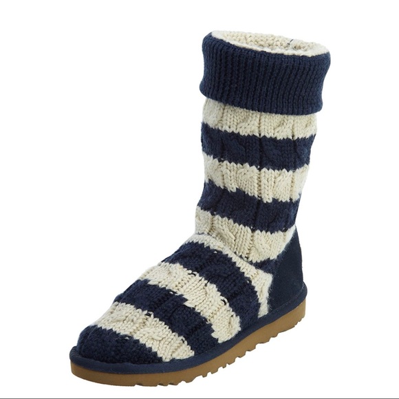 UGG Shoes - Striped sweater Ugg boots